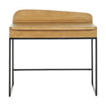 **Bureau minimaliste en bois avec structure en métal**